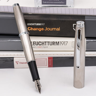 Monteverde Dakota Fountain Pen - Silver