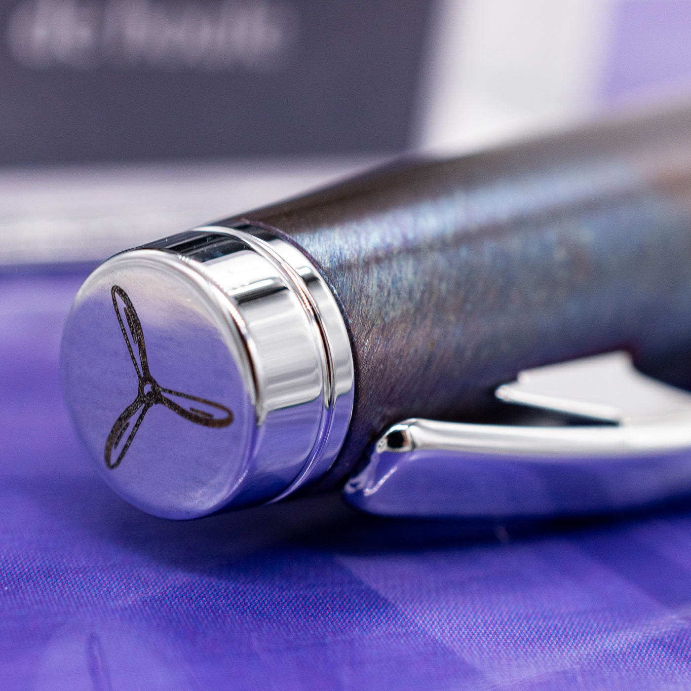 Monteverde Dakota Rollerball Pen - Flame cap top