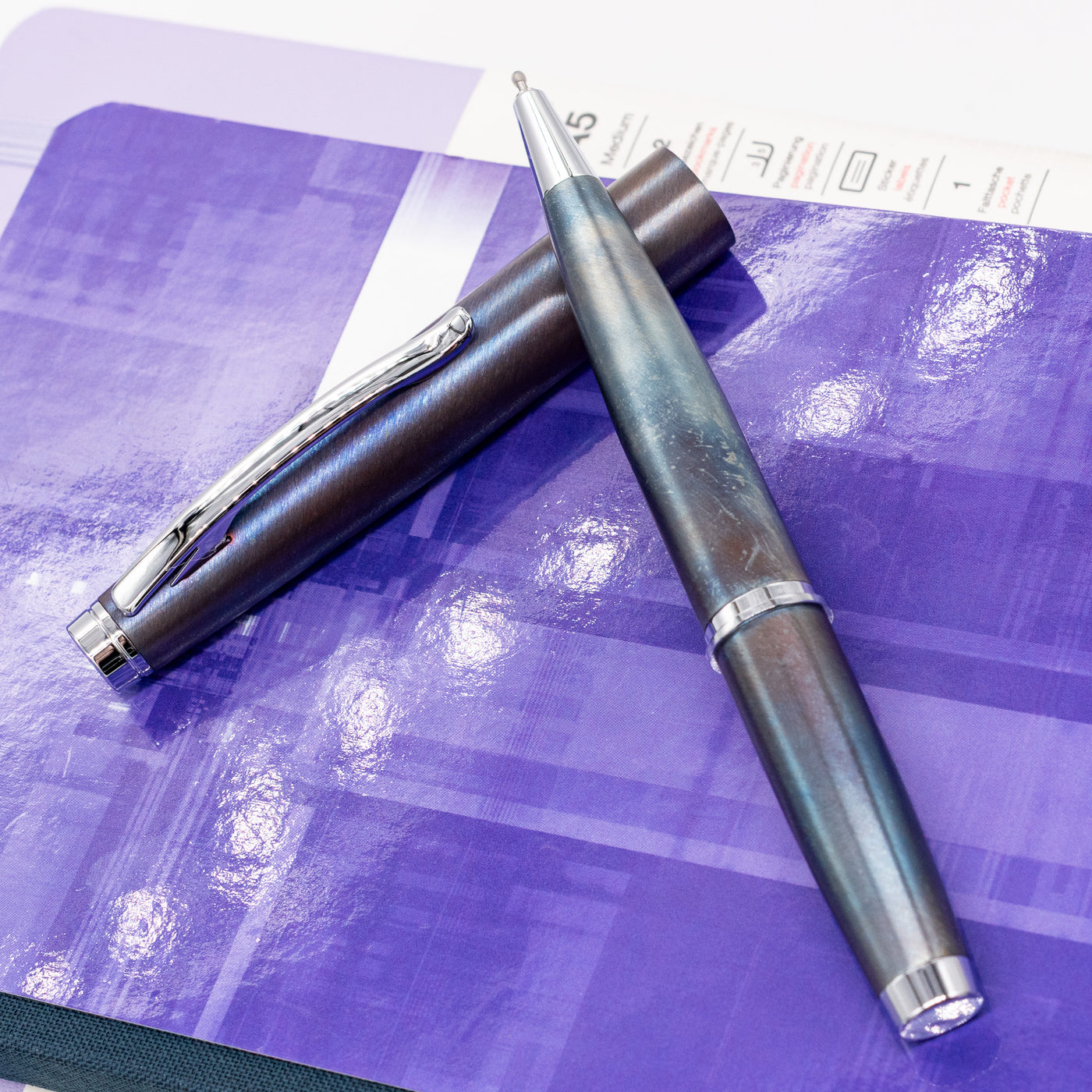 Monteverde Dakota Rollerball Pen - Flame metal