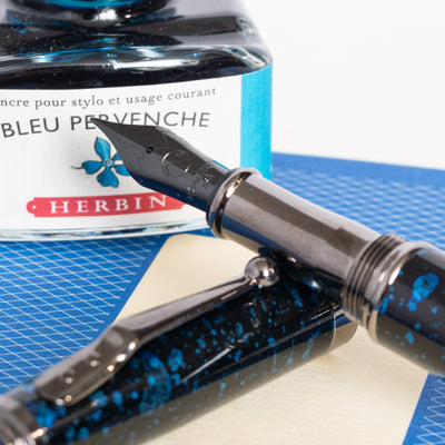 Monteverde Invincia Vega Starlight Blue Fountain Pen Stainless Steel Nib
