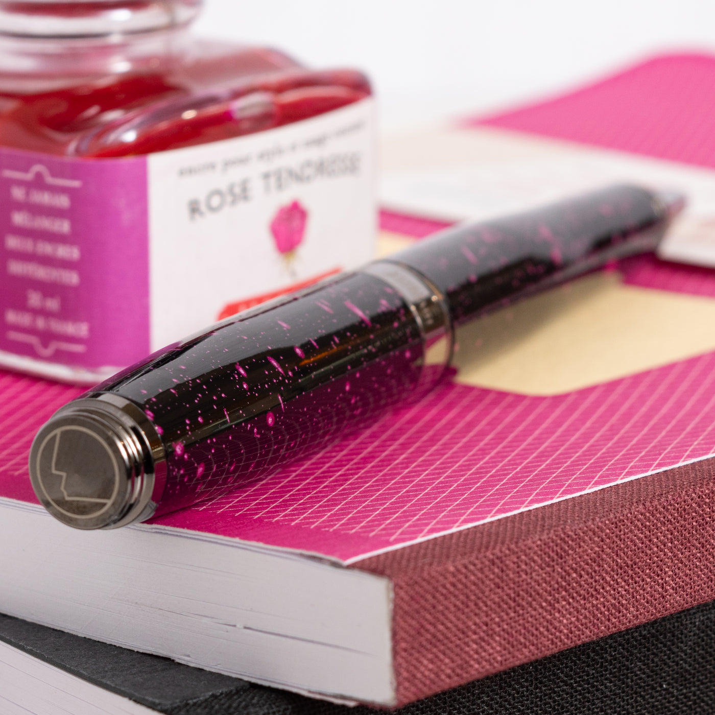 Monteverde Invincia Vega Starlight Purple Ballpoint Pen Cap Top