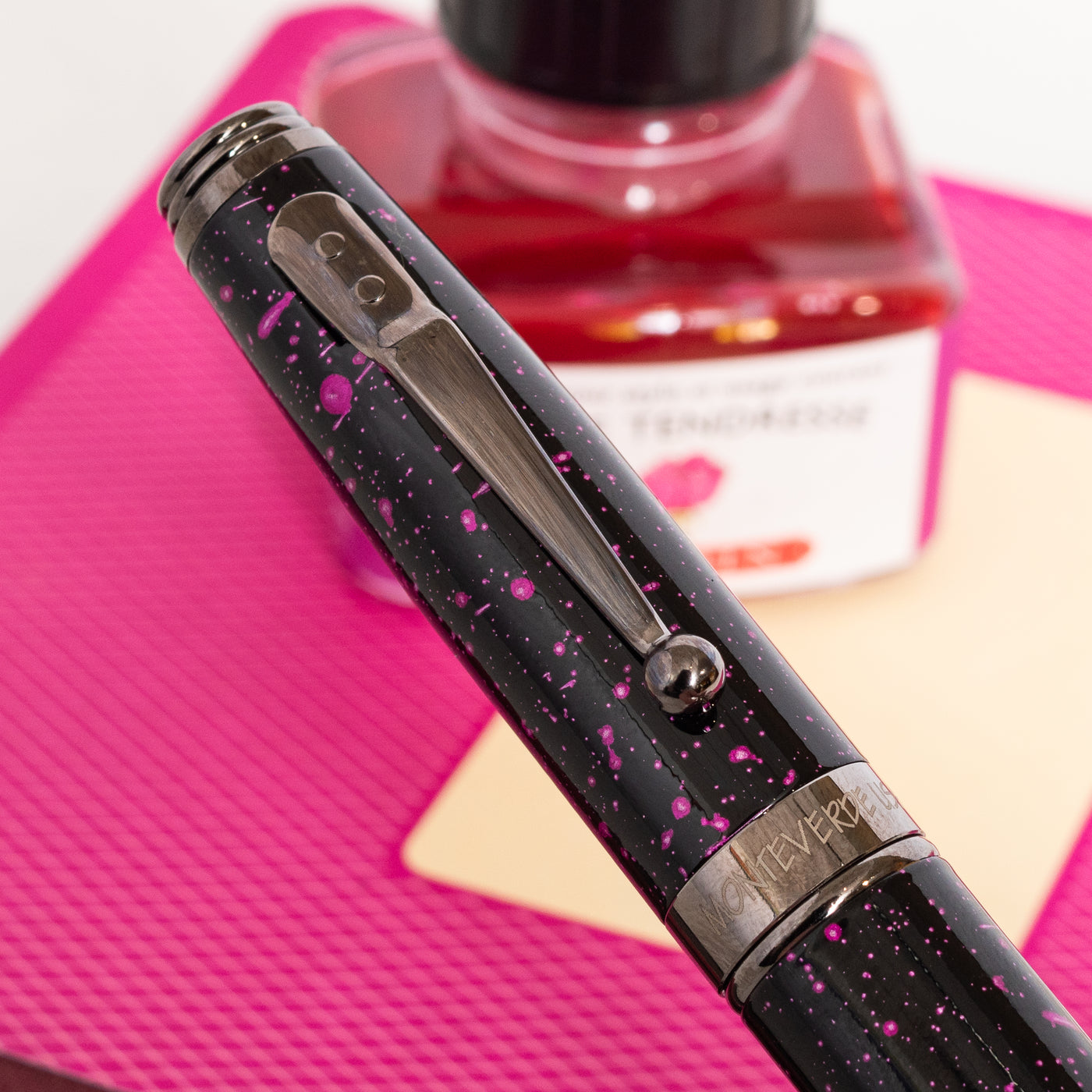 Monteverde Invincia Vega Starlight Purple Ballpoint Pen Clip