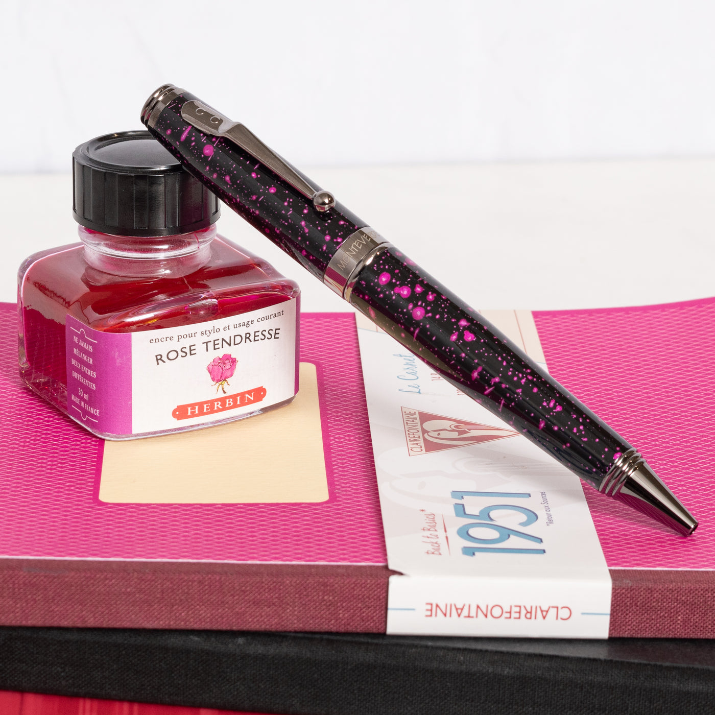 Monteverde Invincia Vega Starlight Purple Ballpoint Pen