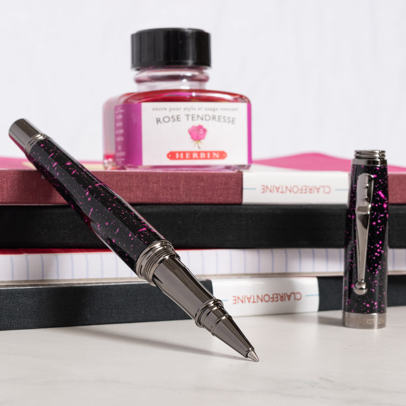 Monteverde Invincia Vega Starlight Purple Rollerball Pen