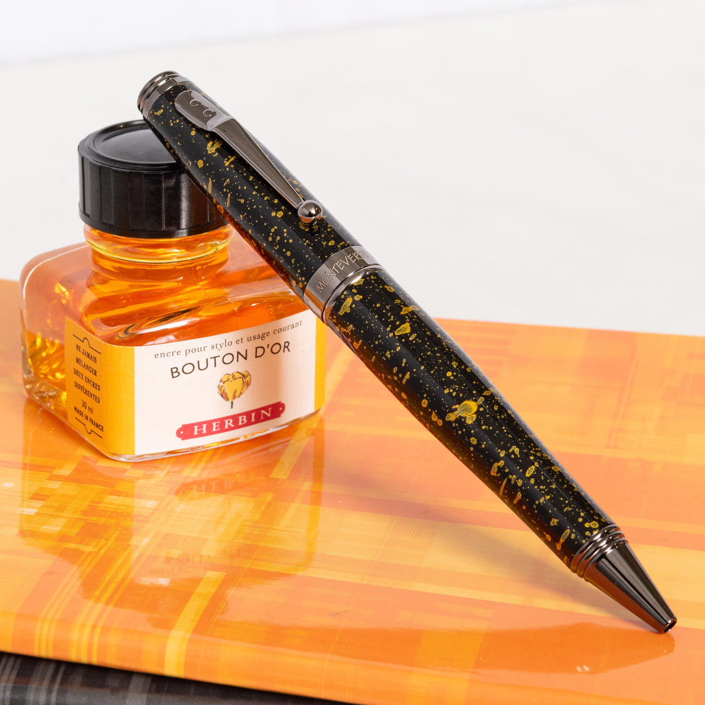 Monteverde Invincia Vega Starlight Yellow Ballpoint Pen