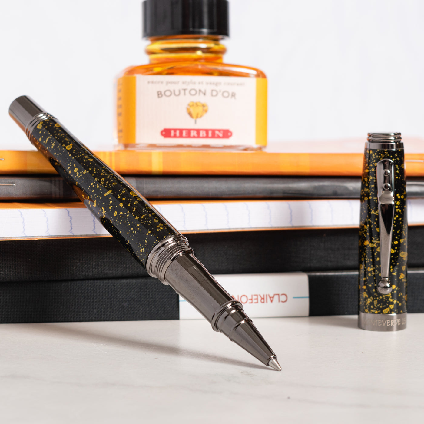 Monteverde Invincia Vega Starlight Yellow Rollerball Pen