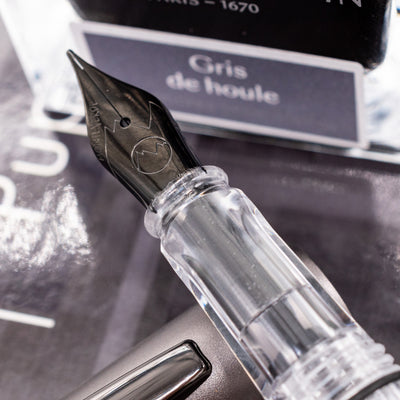 Monteverde MP1 Fountain Pen - Coal Gray stainless steel nib