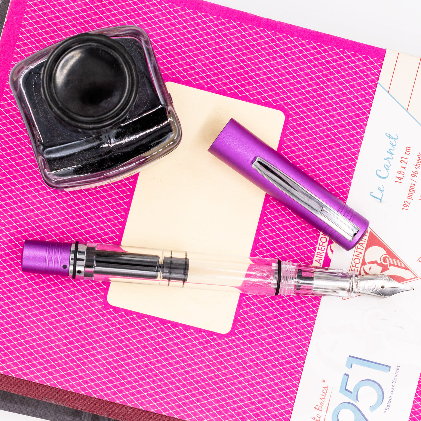 Monteverde MP1 Fountain Pen - Purple Frost new