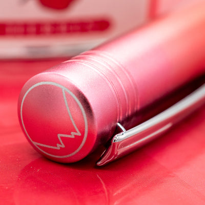 Monteverde MP1 Fountain Pen - Strawberry Dreams cap top