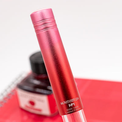Monteverde MP1 Fountain Pen - Strawberry Dreams ombre finish