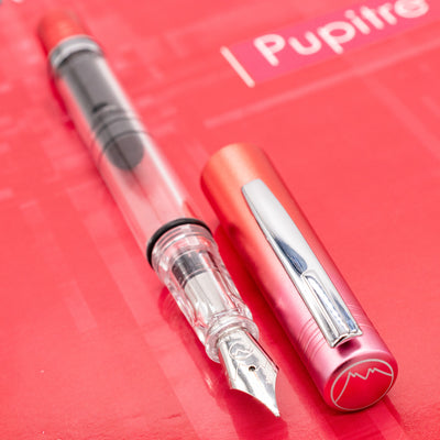 Monteverde MP1 Fountain Pen - Strawberry Dreams red