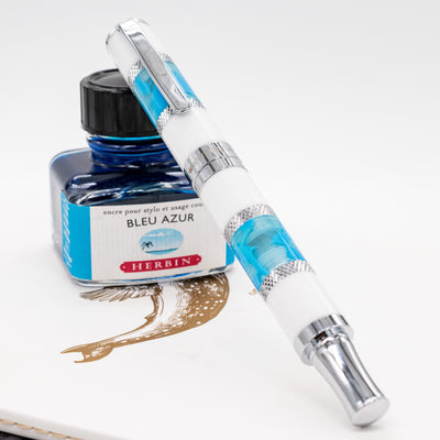 Monteverde Regatta Fountain Pen - Santorini Blue capped