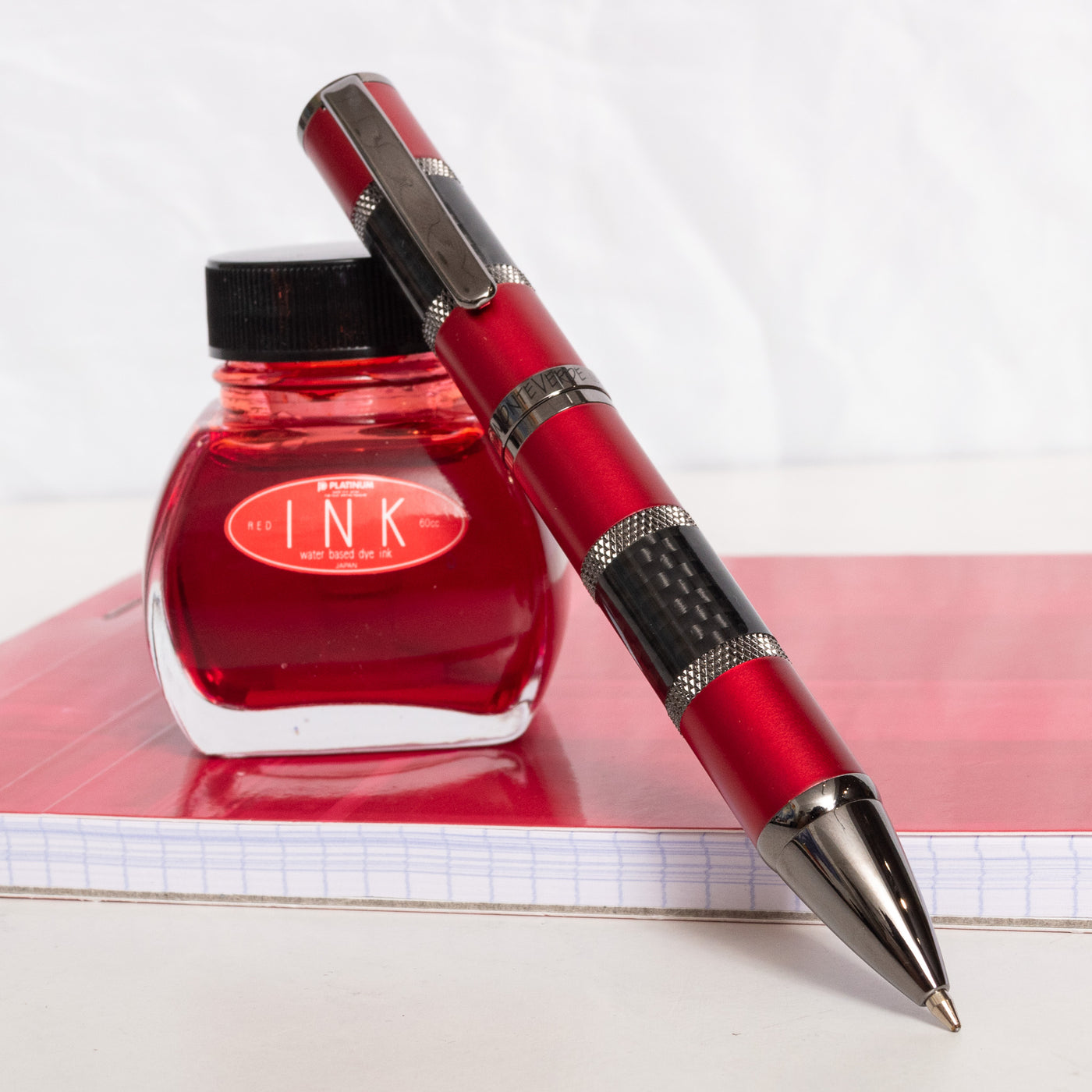 Monteverde Regatta Series - Twist Ballpoint Pen with Carbon Fiber Bands