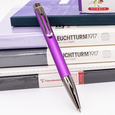 Monteverde Ritma Ballpoint Pen - Purple anodized