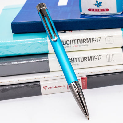 Monteverde Ritma Ballpoint Pen - Turquoise anodized