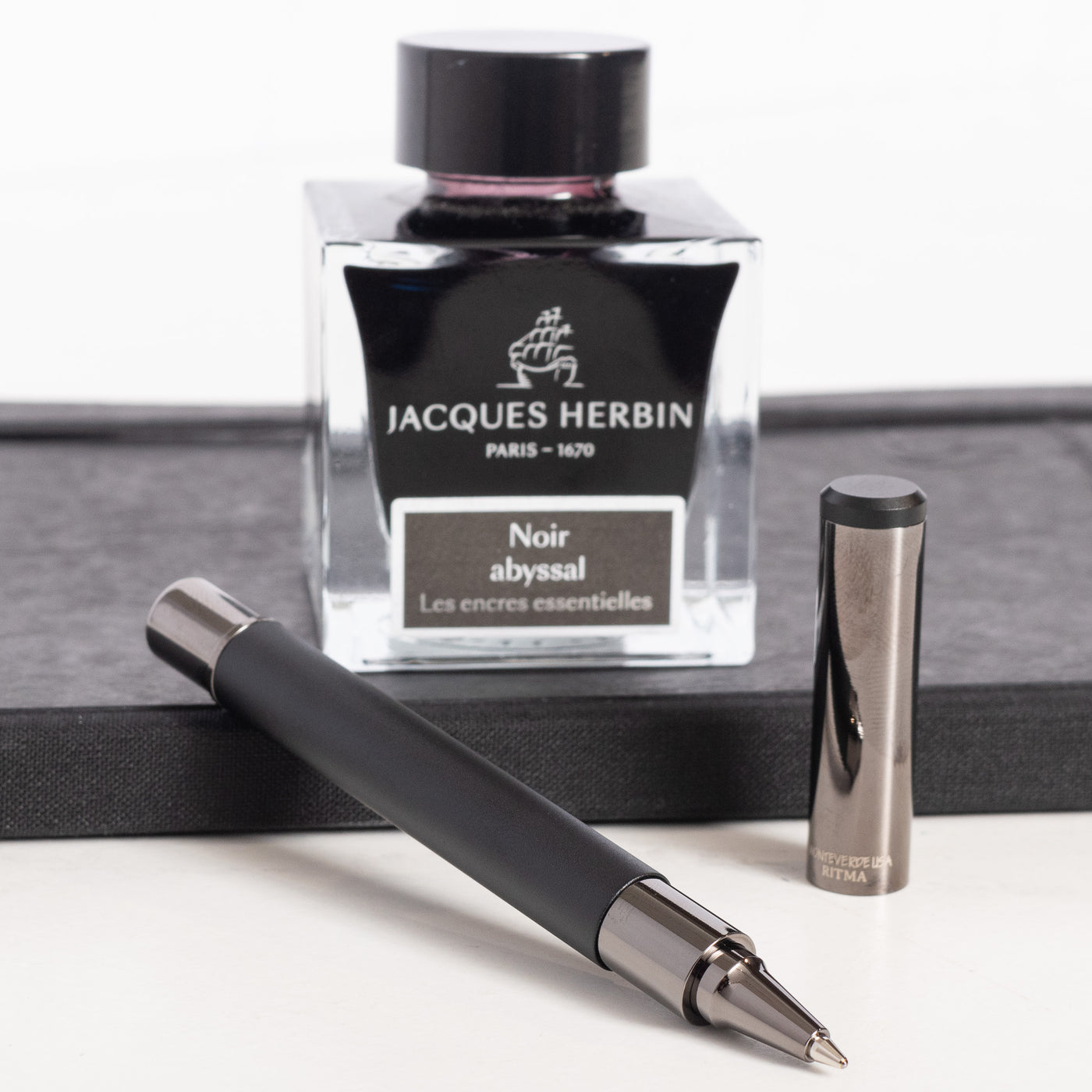Monteverde Ritma Gala Black Convertible Neck Pocket Ballpoint Pen