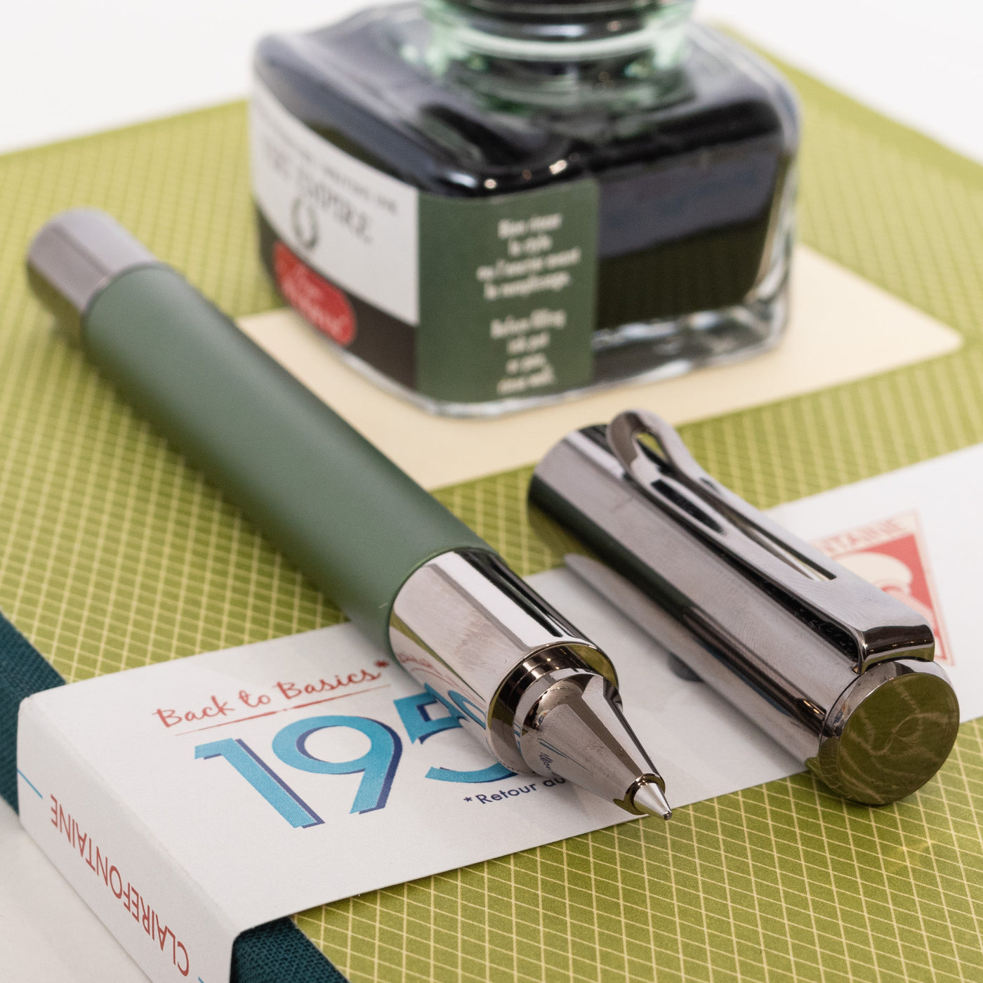 Monteverde Ritma Green Anodized Rollerball Pen new