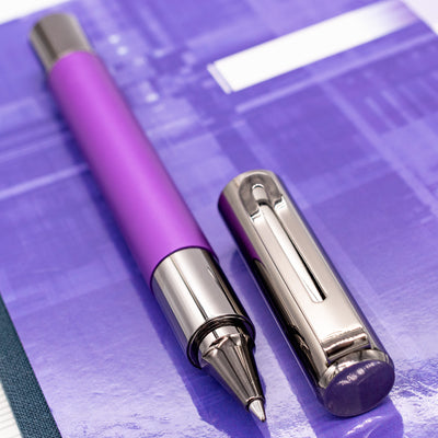 Monteverde Ritma Rollerball Pen - Purple gunmetal