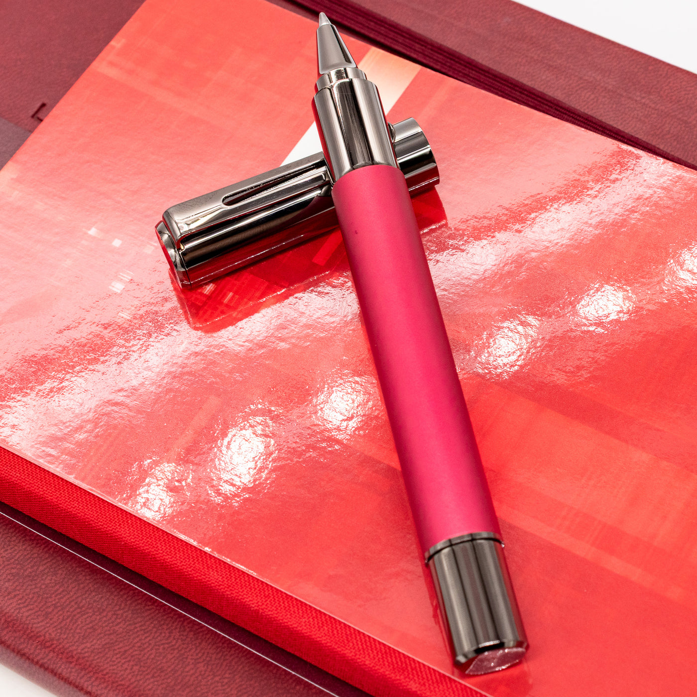 Monteverde Ritma Rollerball Pen - Red anodized