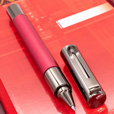 Monteverde Ritma Rollerball Pen - Red gunmetal