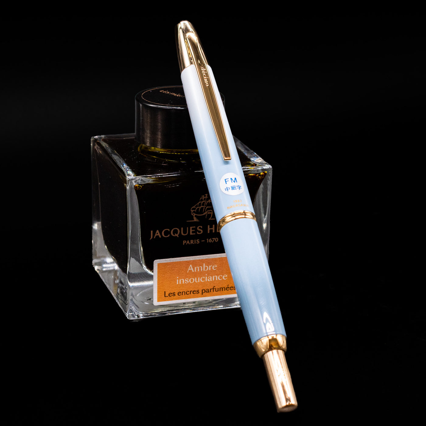Nagasawa Decimo Sengari Water Blue Gold Fountain Pen – Truphae
