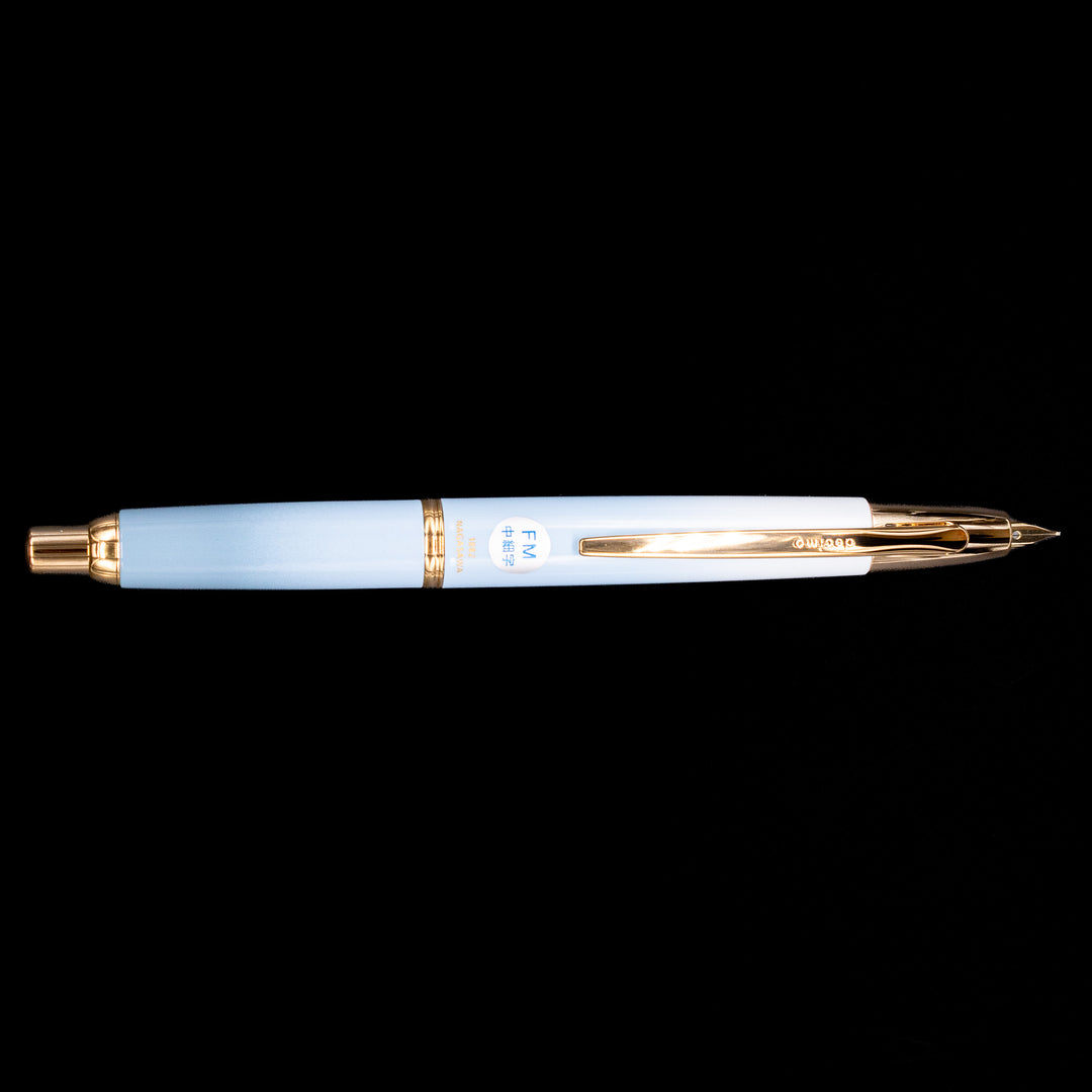 Nagasawa Decimo Sengari Water Blue Gold Fountain Pen – Truphae