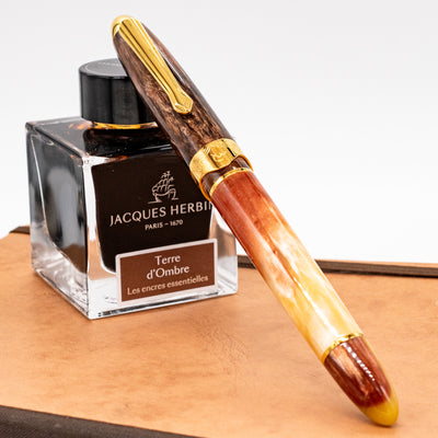 Nahvalur Horizon Fountain Pen - Desert capped