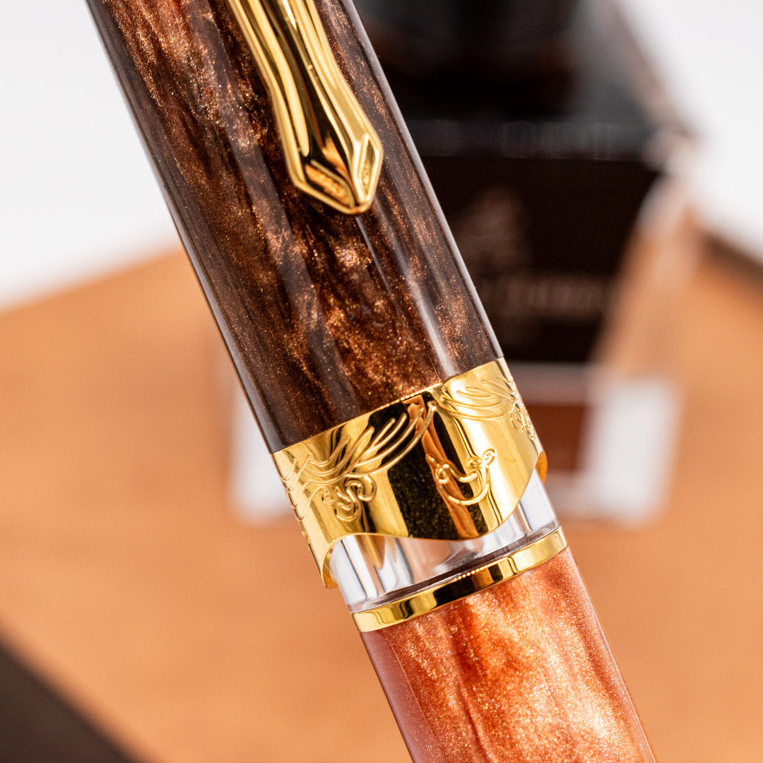 Nahvalur Horizon Fountain Pen - Desert | Piston Filled – Truphae