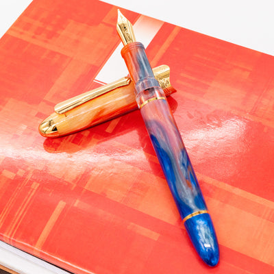 Nahvalur Horizon Fountain Pen - Dusk orange