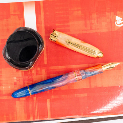 Nahvalur Horizon Fountain Pen - Dusk piston filled