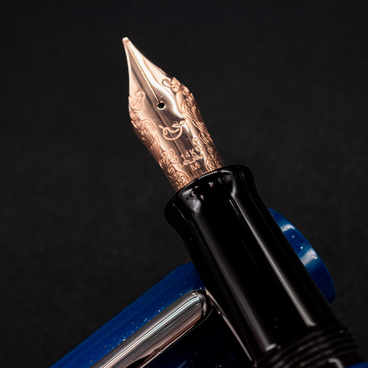 Nahvalur Ikkaku Fountain Pen - Cherry Blossom 14k Gold Nib