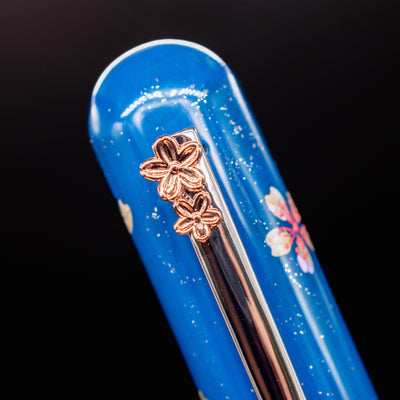 Nahvalur Ikkaku Fountain Pen - Cherry Blossom Clip