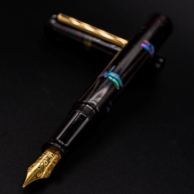 Nahvalur Ikkaku Fountain Pen - Dragonfly Uncapped