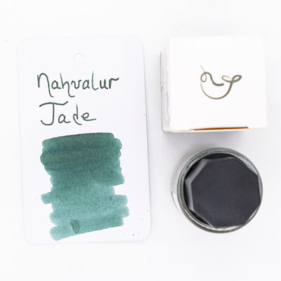 Nahvalur Ink Bottle - Jade Green Shimmer