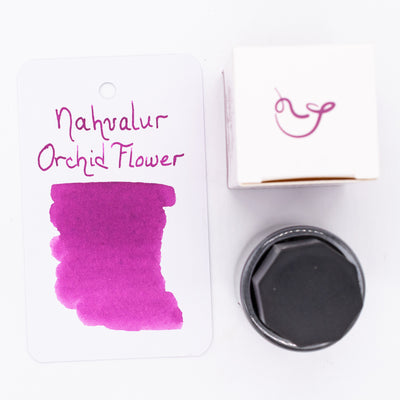 Nahvalur Ink Bottle Orchid Flower purple pink