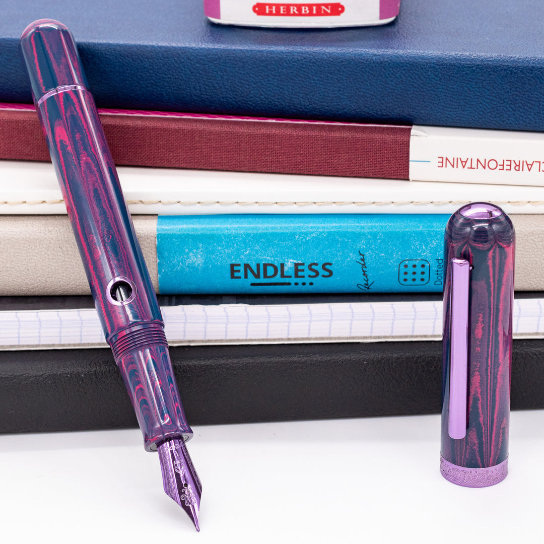Nahvalur Nautilus Anthias Violet Fountain Pen | $180 – Truphae