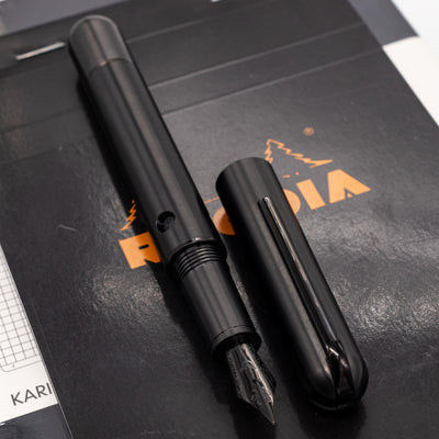 Nahvalur Nautilus Ti Fountain Pen - Black New