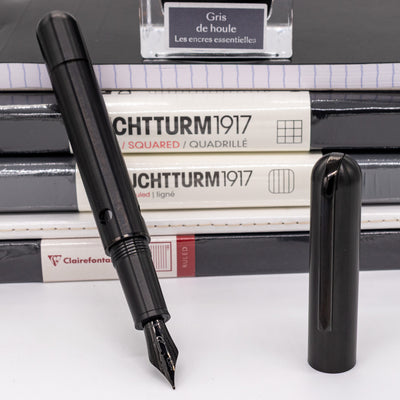 Nahvalur Nautilus Ti Fountain Pen - Black