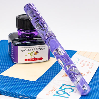 Nahvalur Original Plus Fountain Pen - Lavender Tetra capped