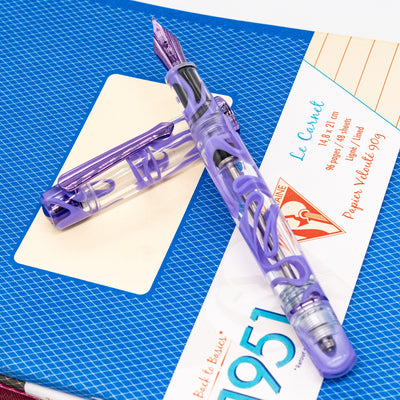 Nahvalur Original Plus Fountain Pen - Lavender Tetra demonstrator