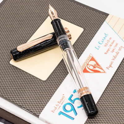 Nahvalur Original Plus Fountain Pen - Lovina Graphite demonstrator