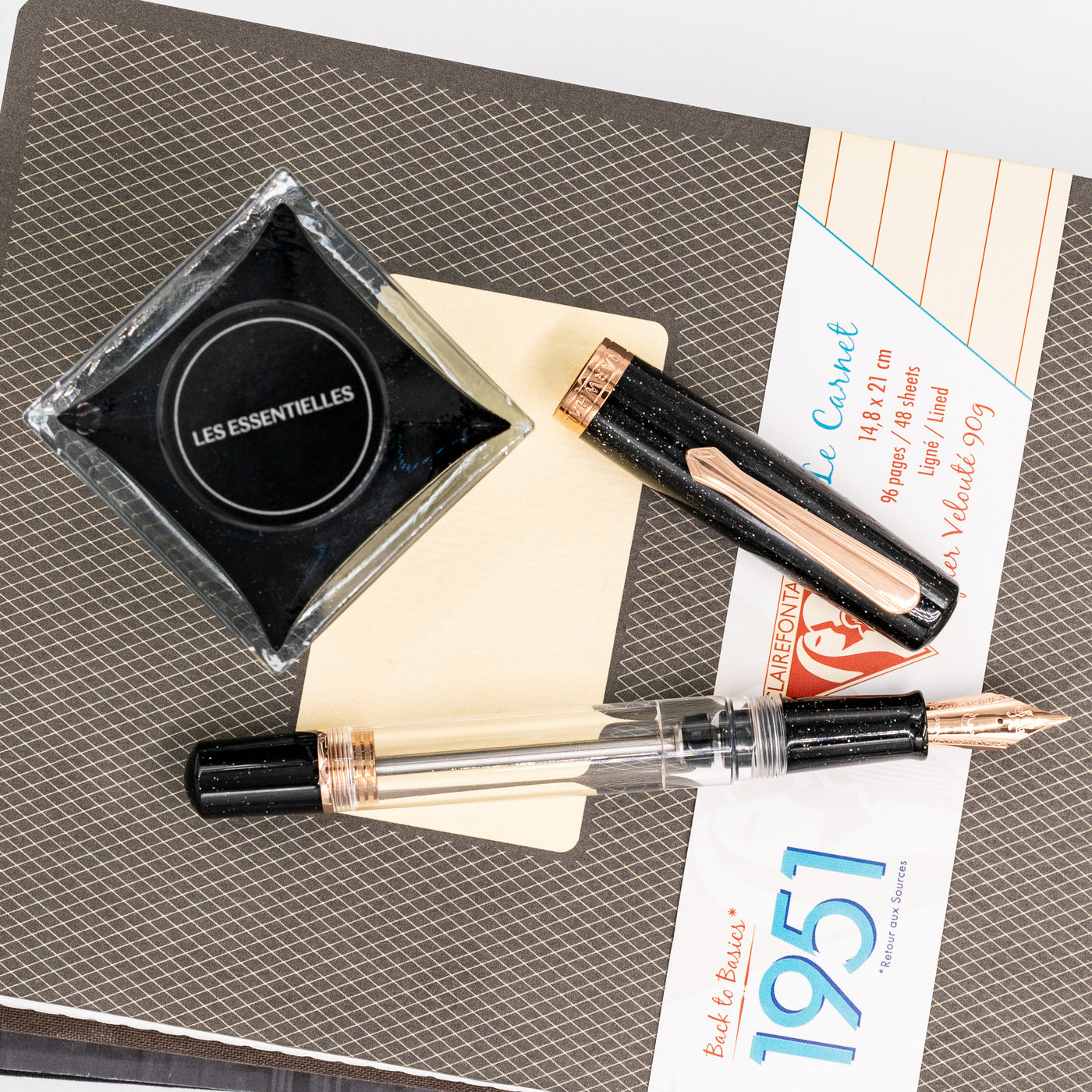 Nahvalur Original Plus Fountain Pen - Lovina Graphite new
