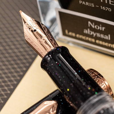 Nahvalur Original Plus Fountain Pen - Lovina Graphite stainless steel nib