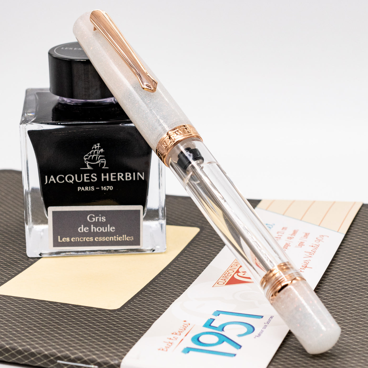 Nahvalur Original Plus Fountain Pen - Matira Quartz capped
