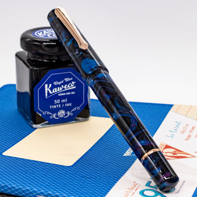 Nahvalur Schuylkill Fountain Pen - Cichlid Purple capped