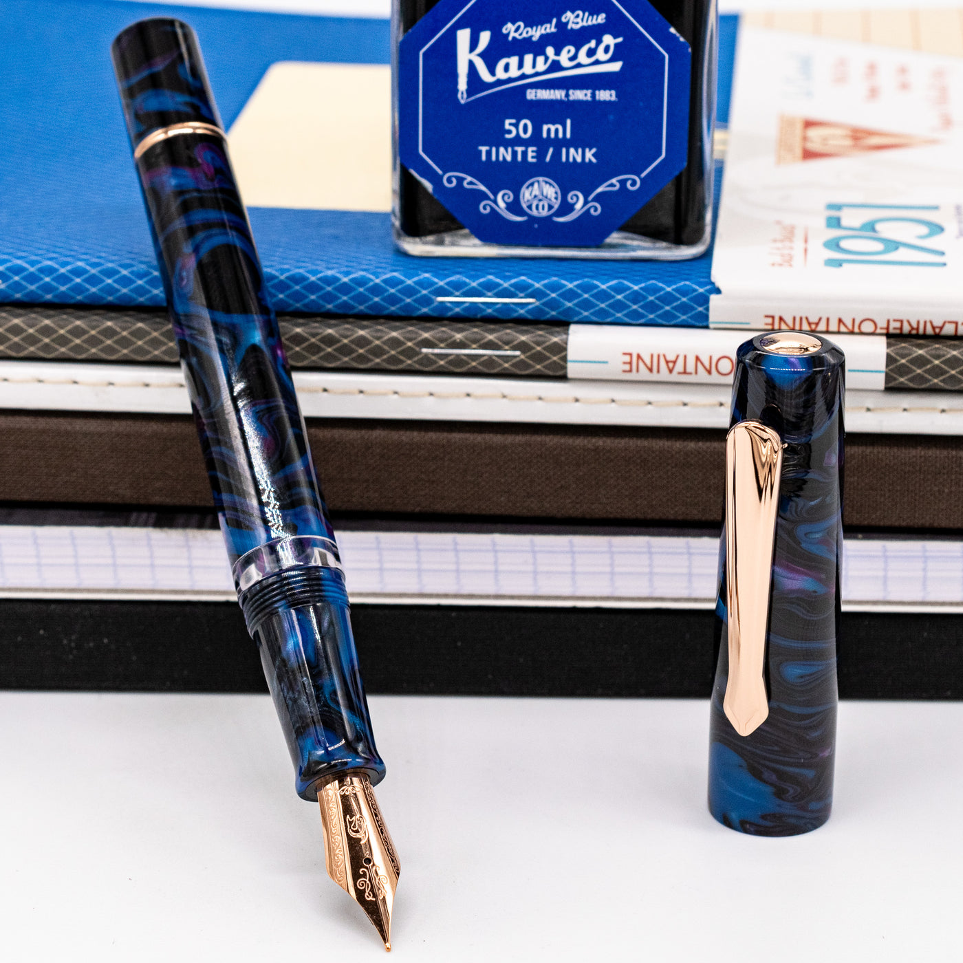 Nahvalur Schuylkill Fountain Pen - Cichlid Purple