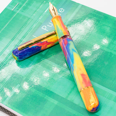 Nahvalur Voyage Fountain Pen - 2024 Pride rainbow