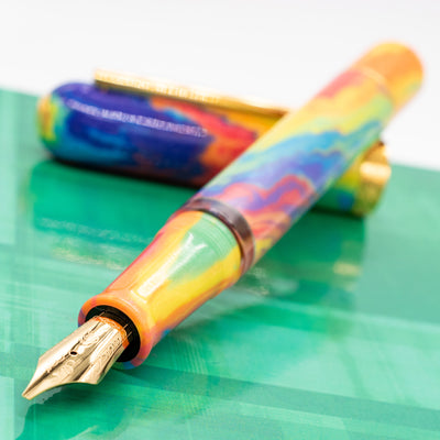 Nahvalur Voyage Fountain Pen - 2024 Pride uncapped