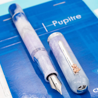 Nahvalur Voyage Fountain Pen - Cherry Blossom Chrome Trim