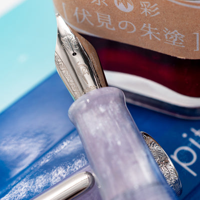 Nahvalur Voyage Fountain Pen - Cherry Blossom Stainless Steel Nib